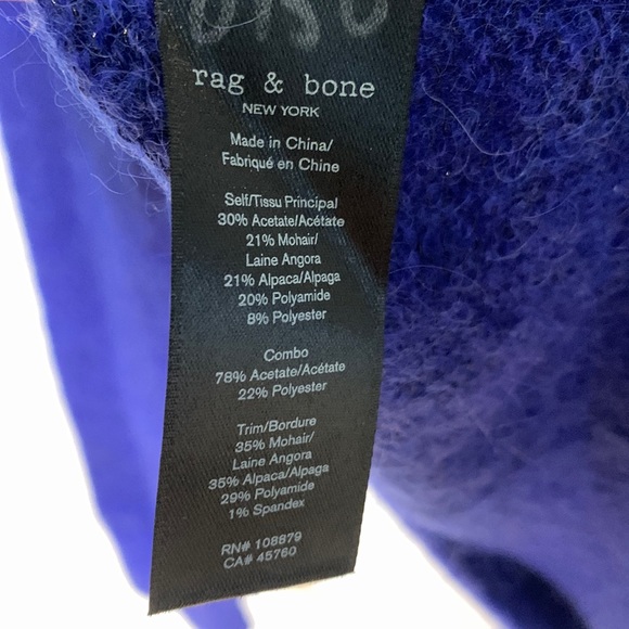 Rag & bone mohair combo knit sweater - Picture 8 of 10